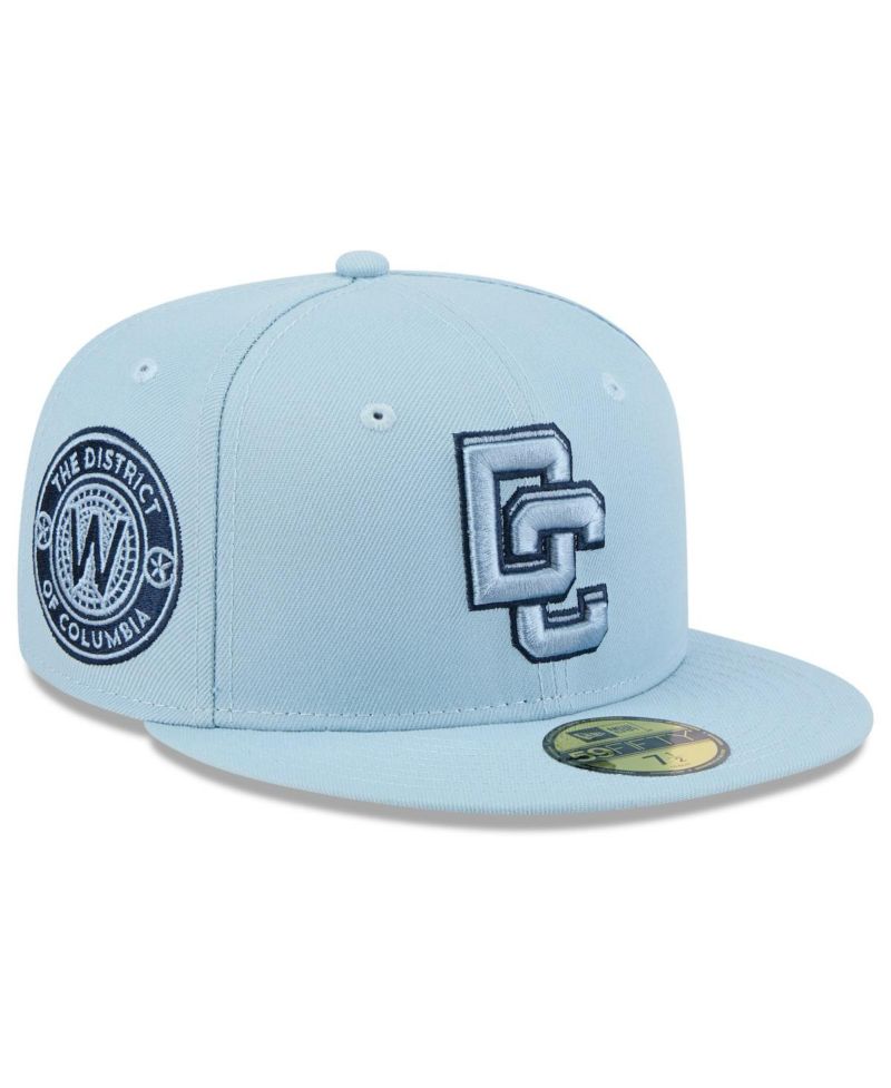 Men's Light Blue Washington Nationals 2025 City Connect Fan Pack 59FIFTY Fitted Hat