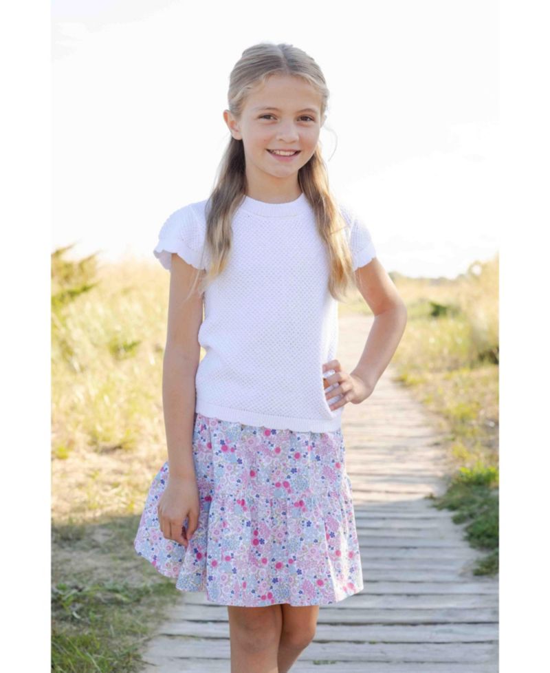 Big Girl Floral Skirt