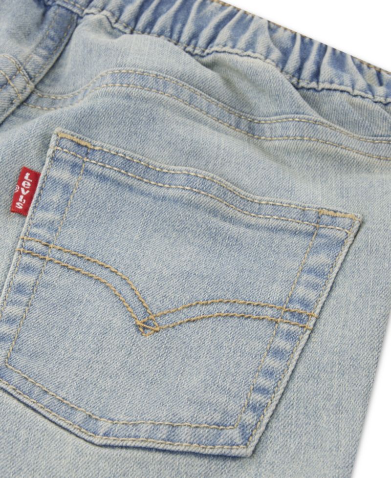 Boys' 4-7 Crewneck T-Shirt and Denim Shorts, 2-Piece Set