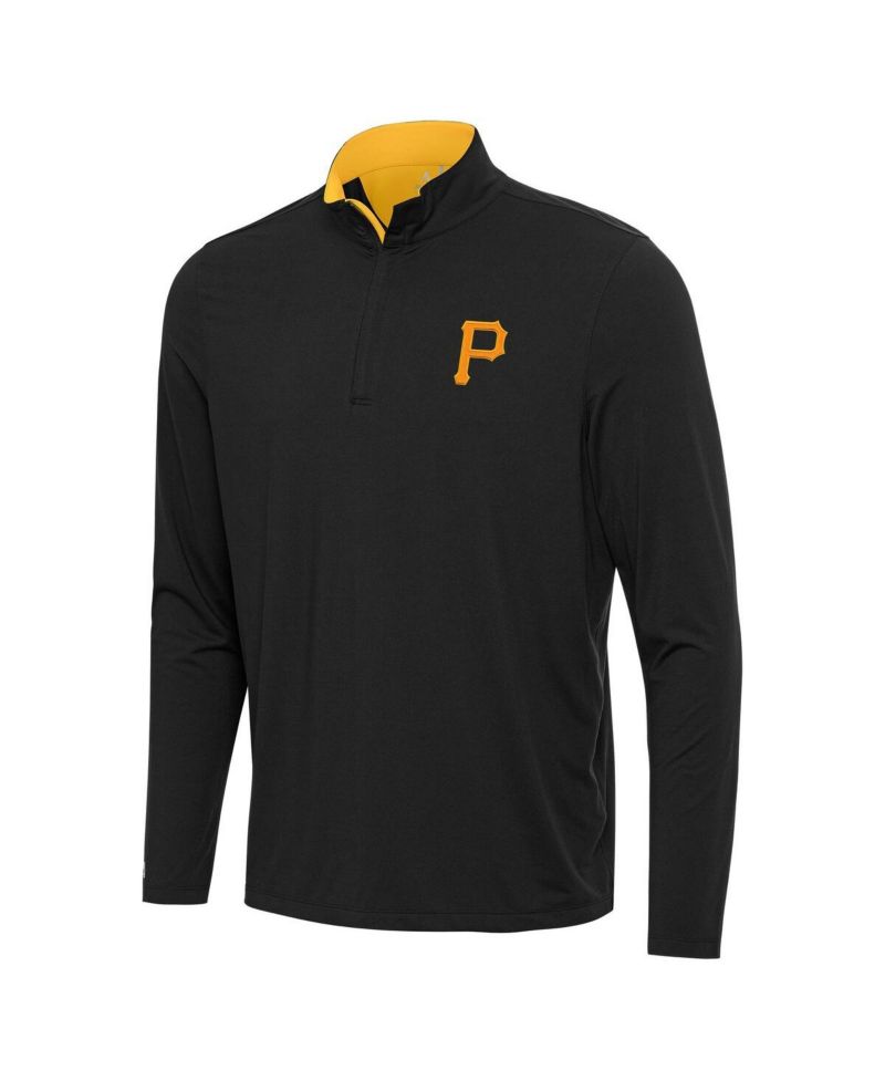 Men's Black Pittsburgh Pirates Content Quarter-Zip