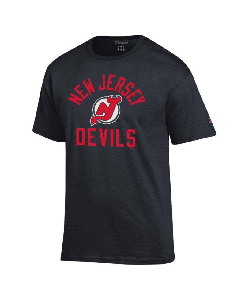 Men's Black New Jersey Devils Primary Logo Jersey T-Shirt