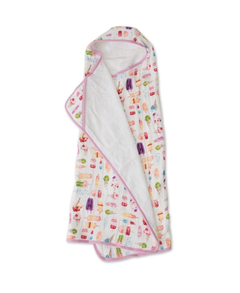 Toddler Cotton Muslin Hooded Towel