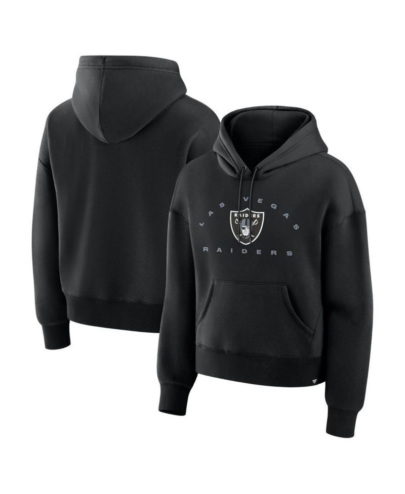 Women's Black Las Vegas Raiders Eligible Receiver Legacy Pullover Hoodie