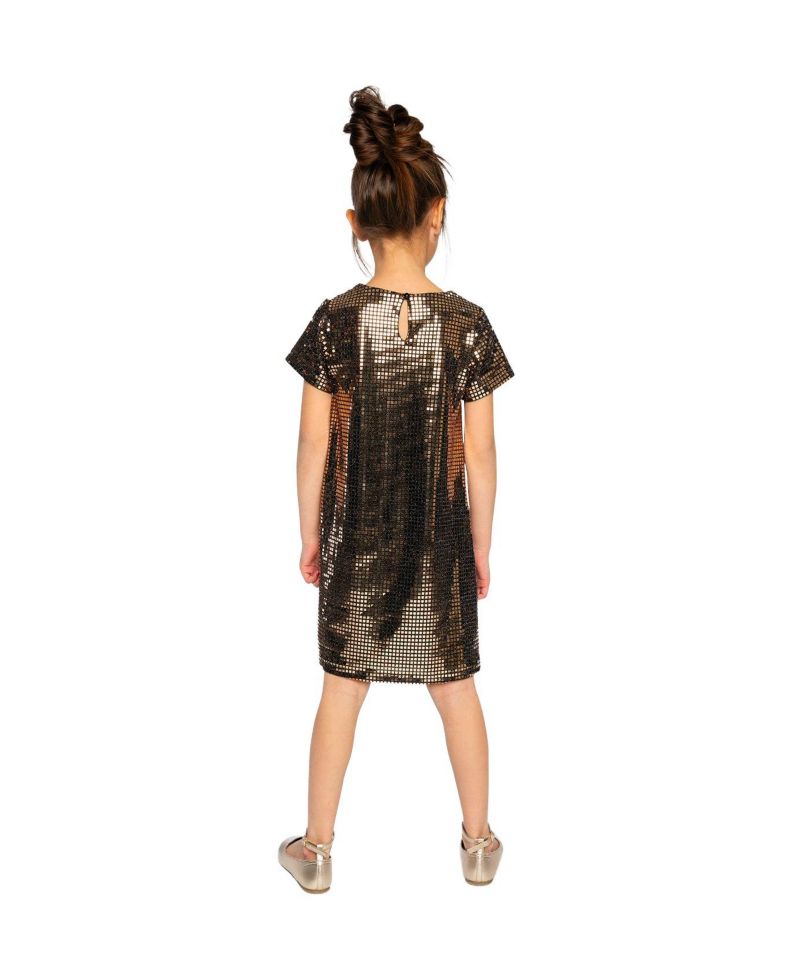 Big Girls 6-14Y Short Sleeve A Line Dress