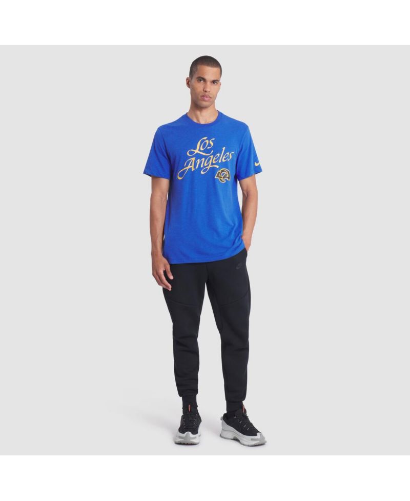 Men's Royal Los Angeles Rams 2025 Rivalries Collection Slub Dri-FIT T-Shirt