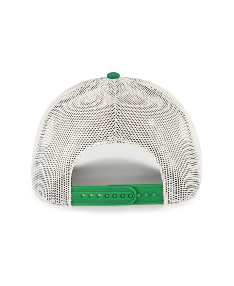 Men's '47 Kelly Green Boston Celtics Emmett Heavy Twill Trucker Hitch Adjustable Hat