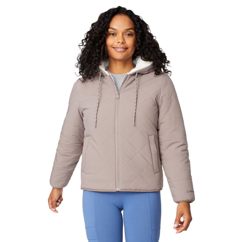 Women's Hooded Cirrus Quilted Reversible Jacket