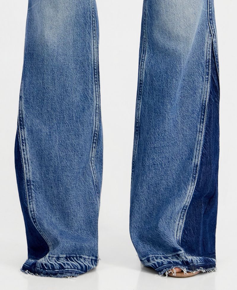 Women's Beverly Contrast Panel Flare Jeans