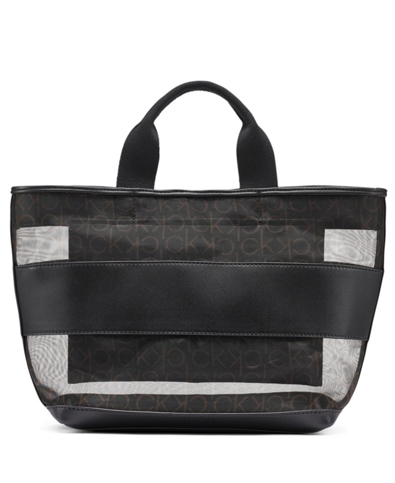 Averil Signature Mesh Large Crossbody Handbag