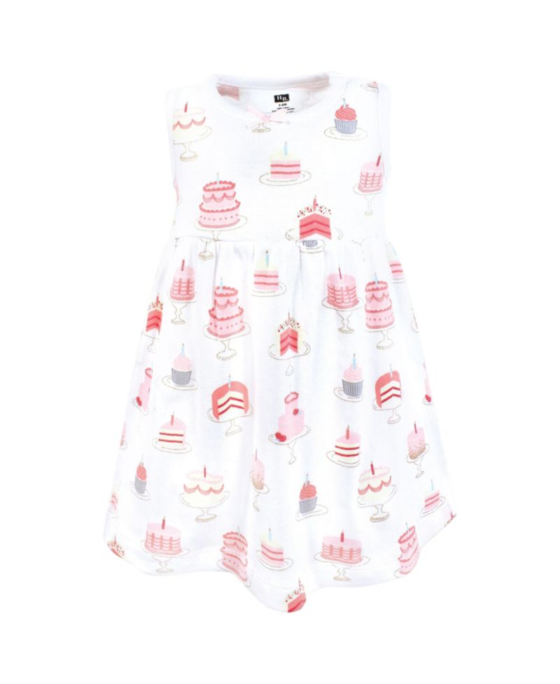 Baby Girls Hudson Lightweight Cotton Dress and Cardigan Set