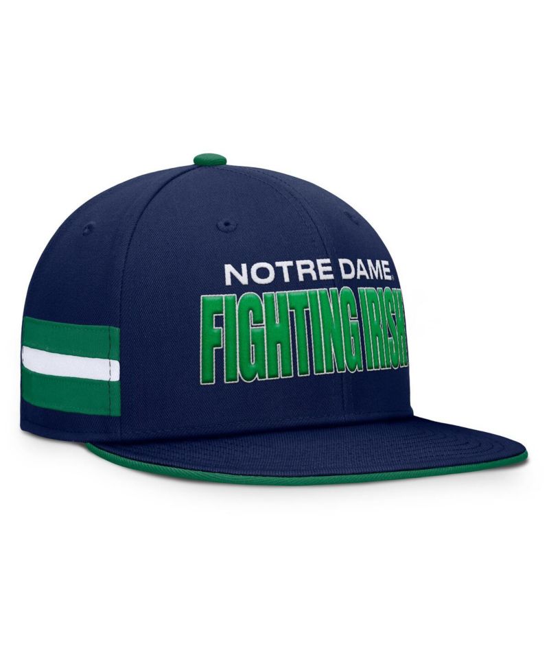 Men's Navy Notre Dame Fighting Irish Pick Off Fitted Hat