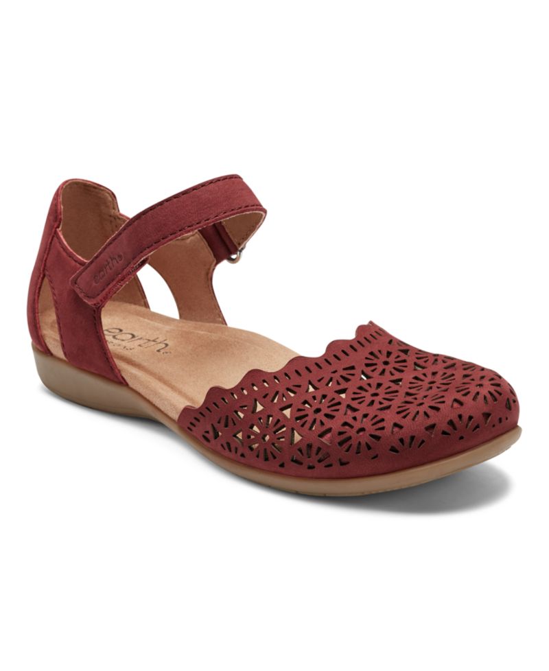 Women's Bronnie Perforated Two-Piece Flat Sandals