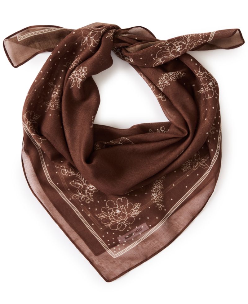 Floral Bandana Square Scarf