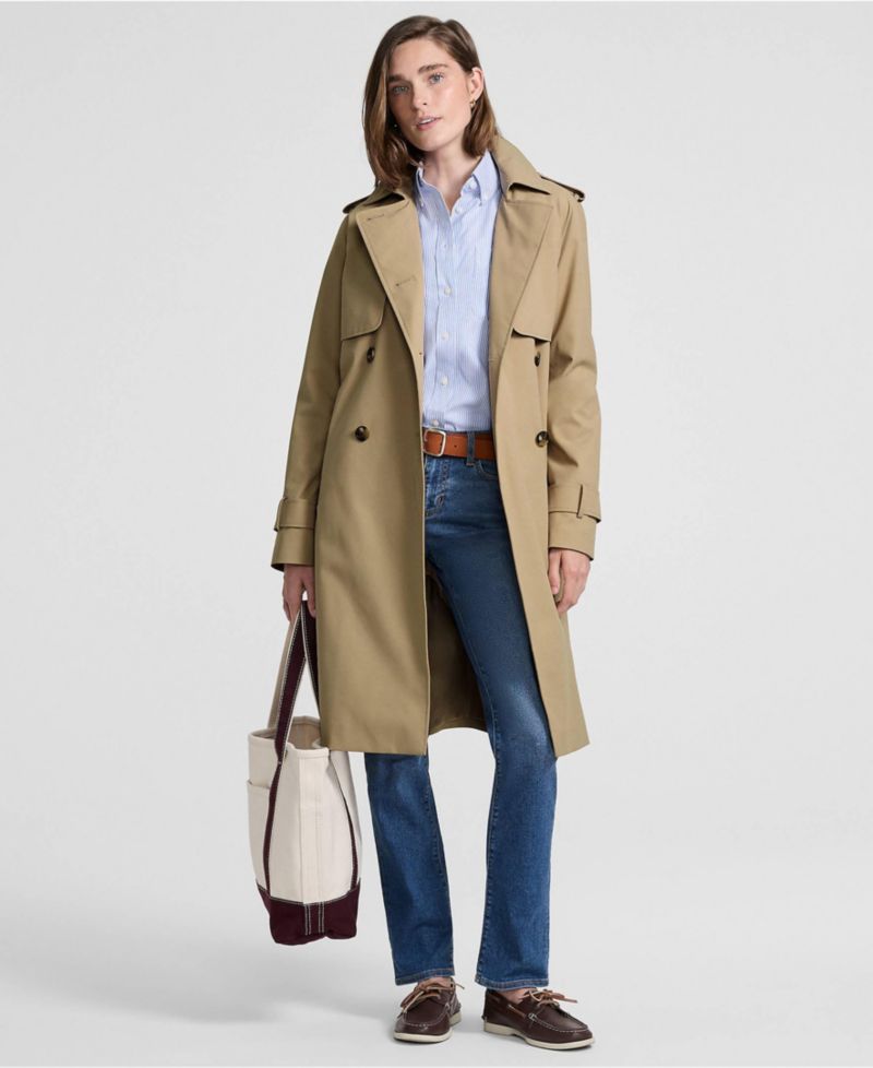Women's Squall Waterproof Modern Trench Raincoat