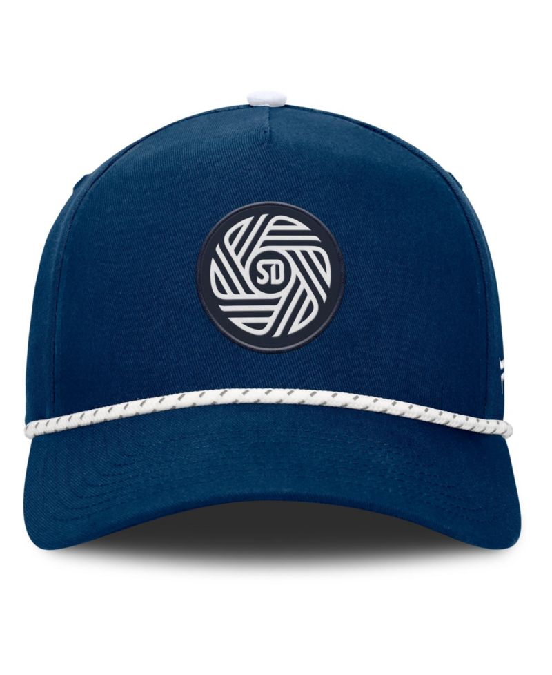 Men's Navy San Diego FC Two-Seam Rope A-Frame Adjustable Hat
