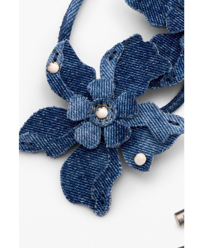 Women's Denim Flower Cotton