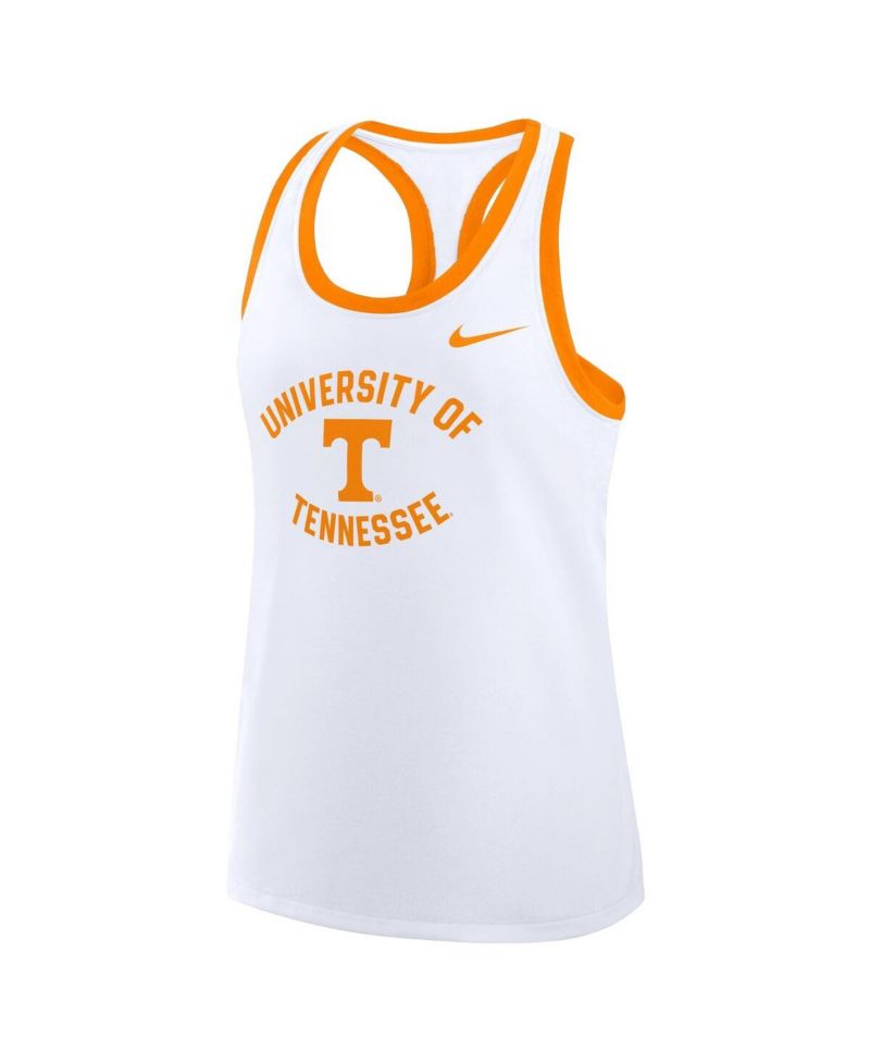 Women's White Tennessee Volunteers Uni Name Tri-Blend Dri-FIT Tank Top