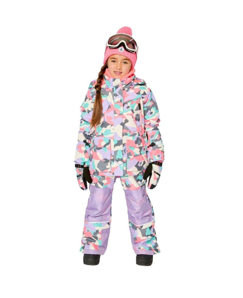 Little and Big Girl's (6-16) Two Piece Teknik Snowsuit