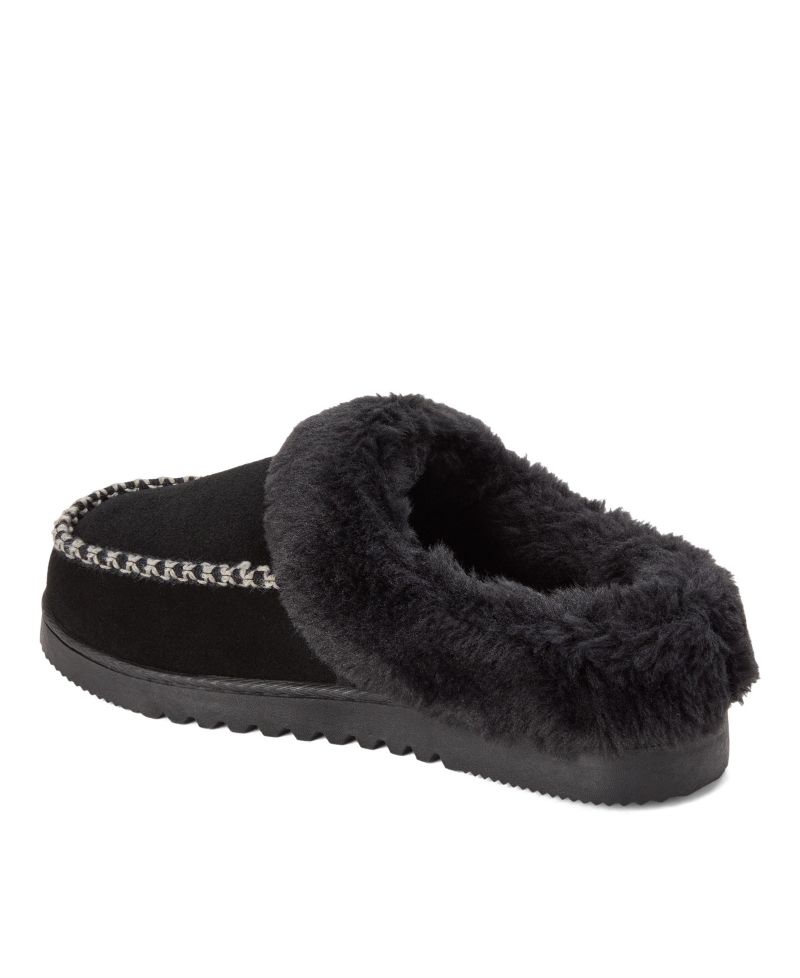 Women's Blaine Genuine Suede Clog Slippers