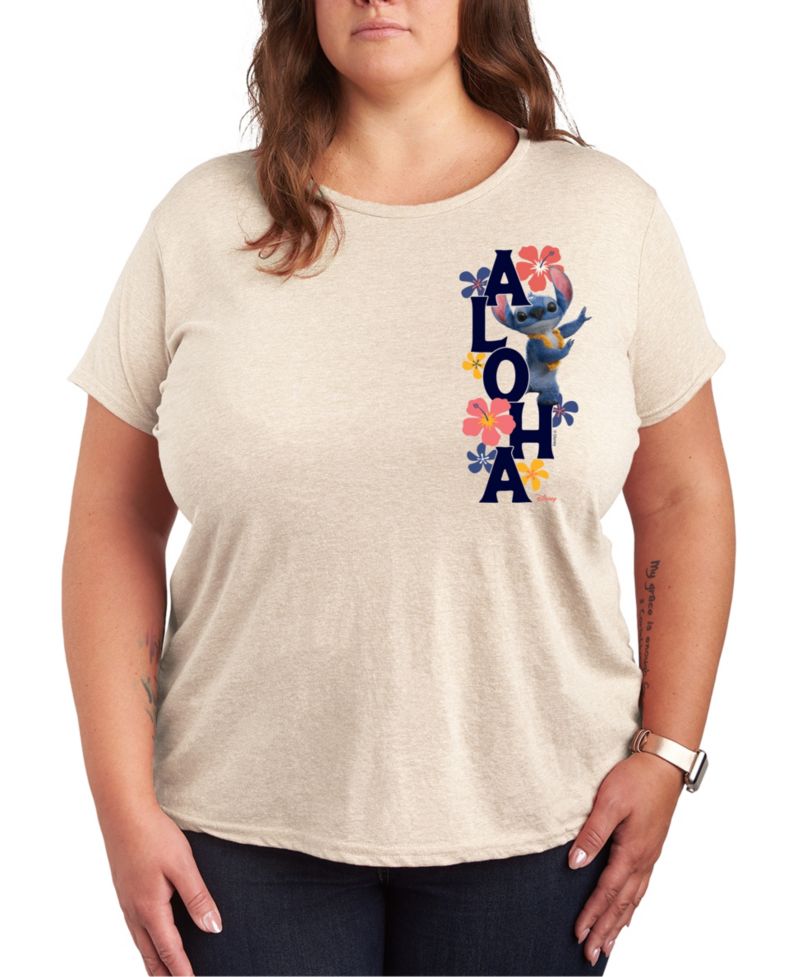 Plus Size Lilo Stitch Live Action Aloha Graphic T-Shirt