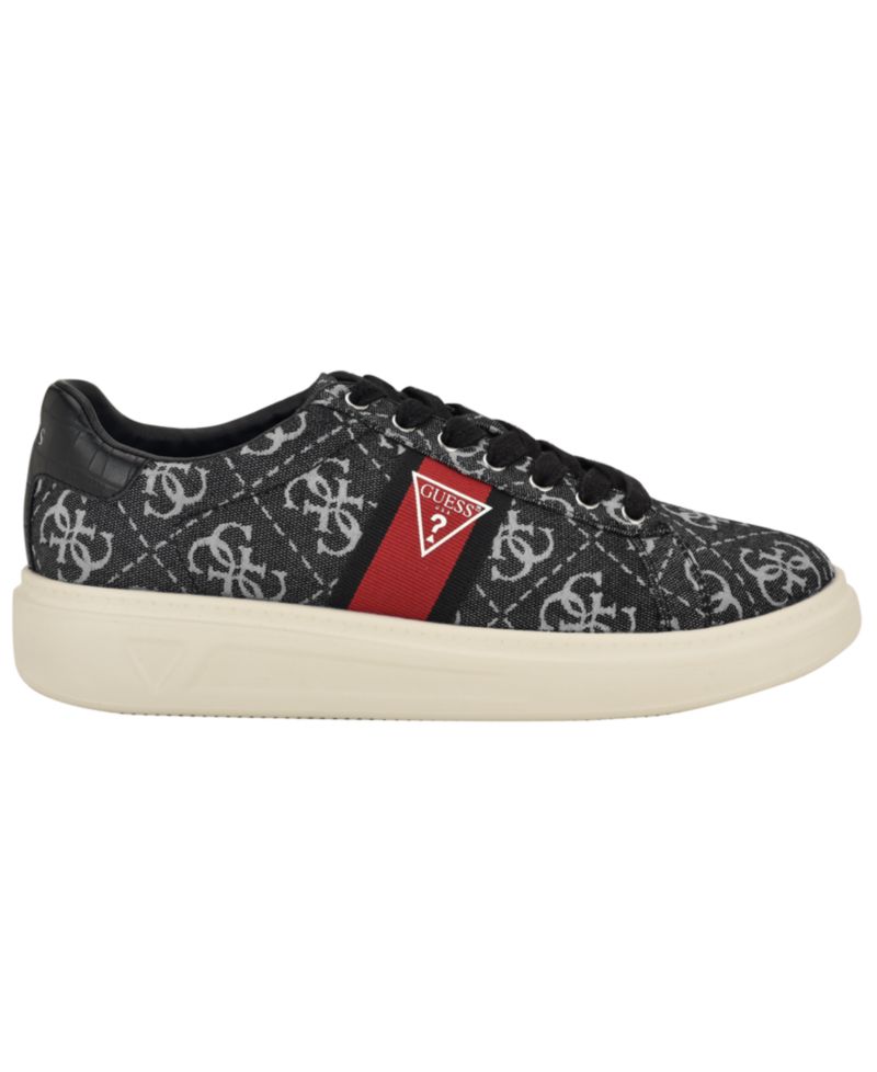 Men's Caffen Branded Lace-Up Casual Sneakers