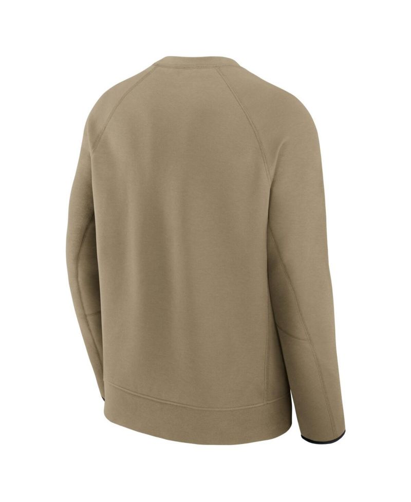 Men's Olive Kansas City Chiefs Tech Fleece Raglan Sweatshirt