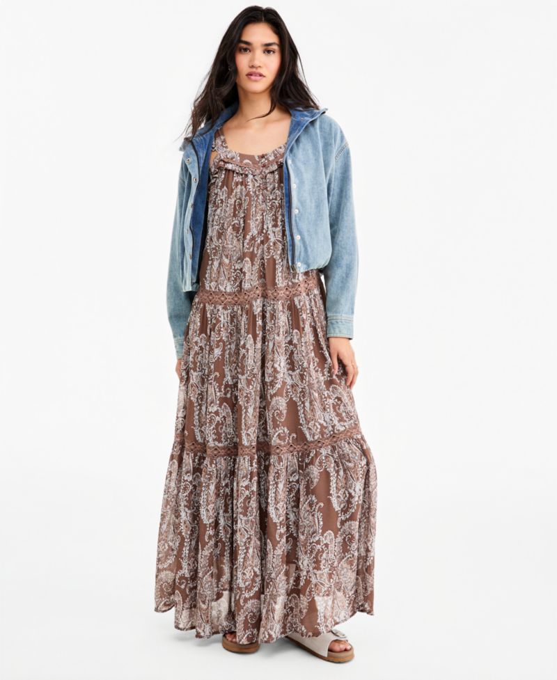 Women's Luxe Velvet Cropped Denim Jacket