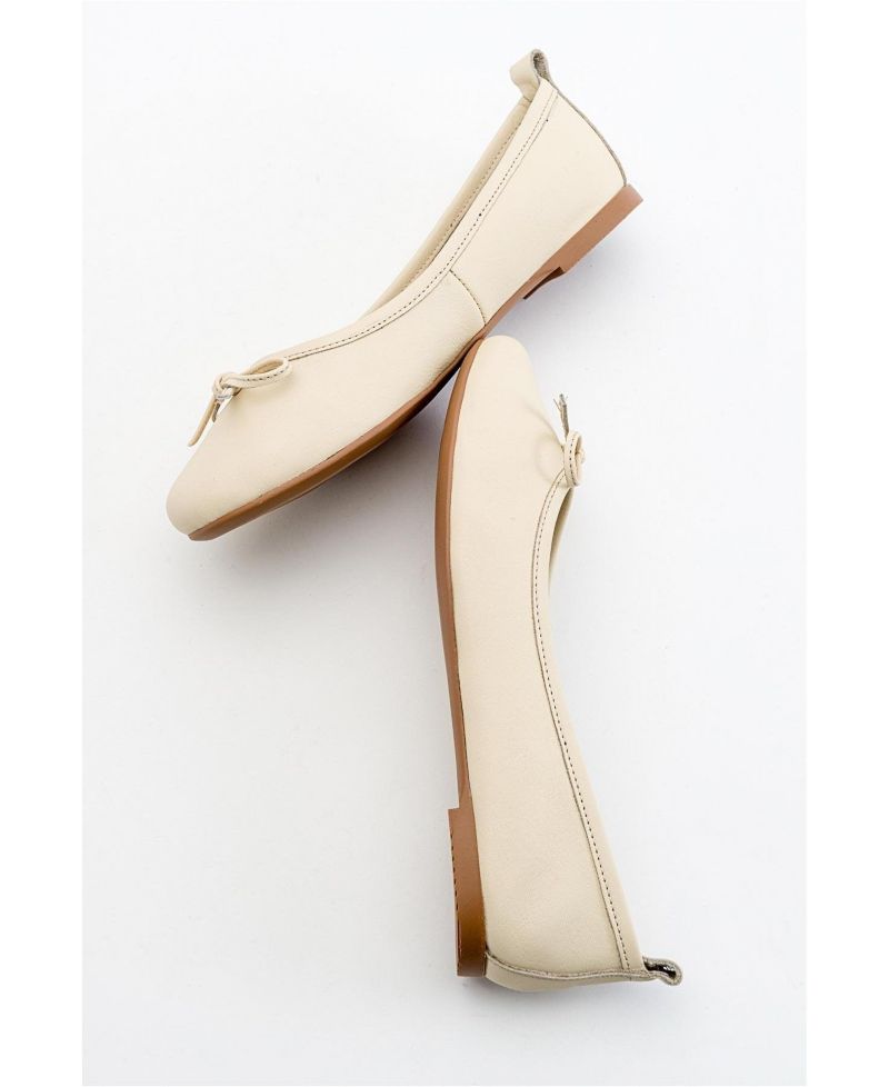 Women's Florence Leather Ballerina Flats