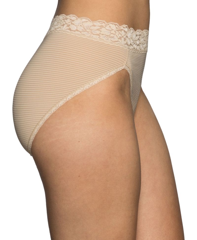 Women's Flattering Lace Hi-Cut Panty Underwear 13280, extended sizes available