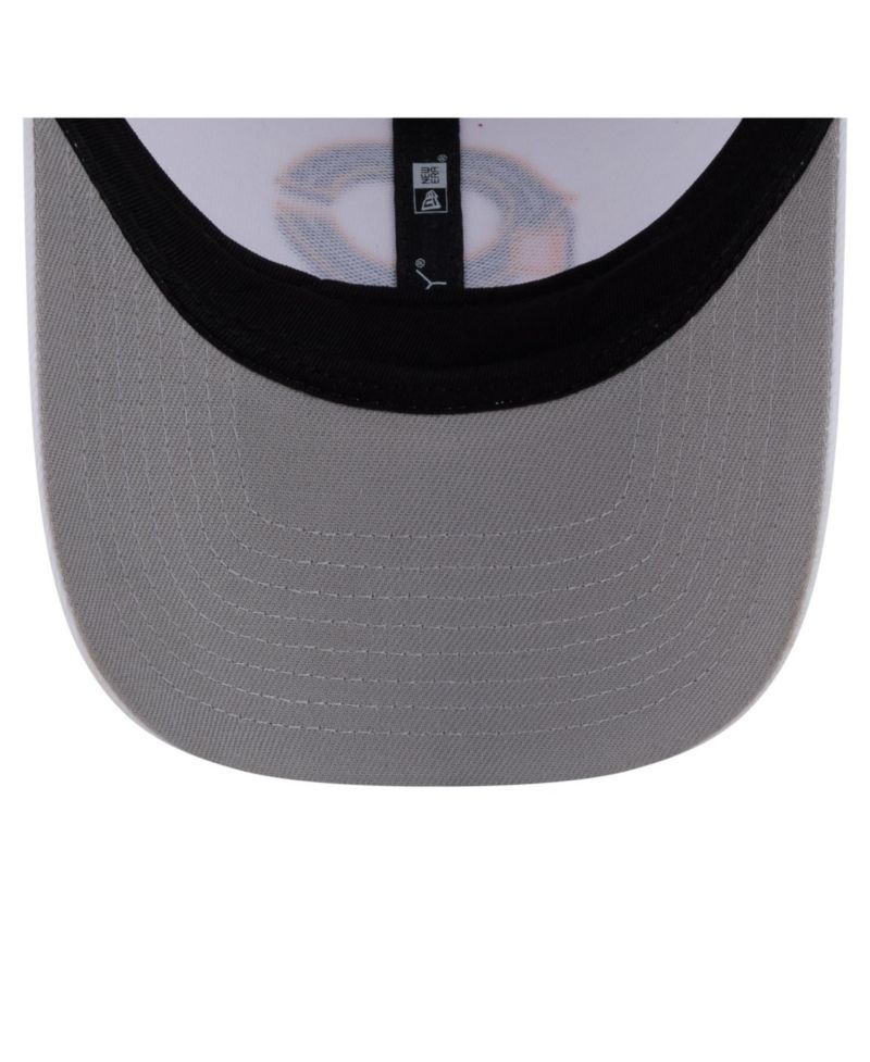 Men's White Cincinnati Reds Flag 9FORTY Trucker Adjustable Hat