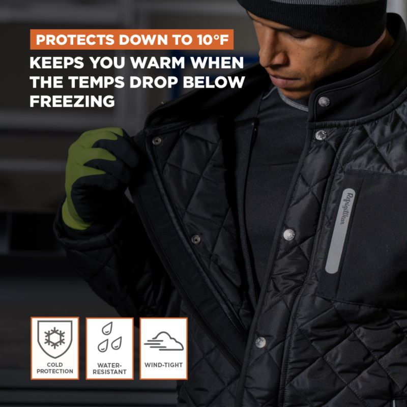Men's Insulated Diamond Quilted Jacket
