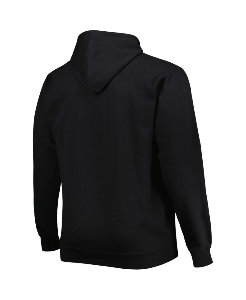 Men's Black Sacramento Kings Big and Tall Heart and Soul Pullover Hoodie