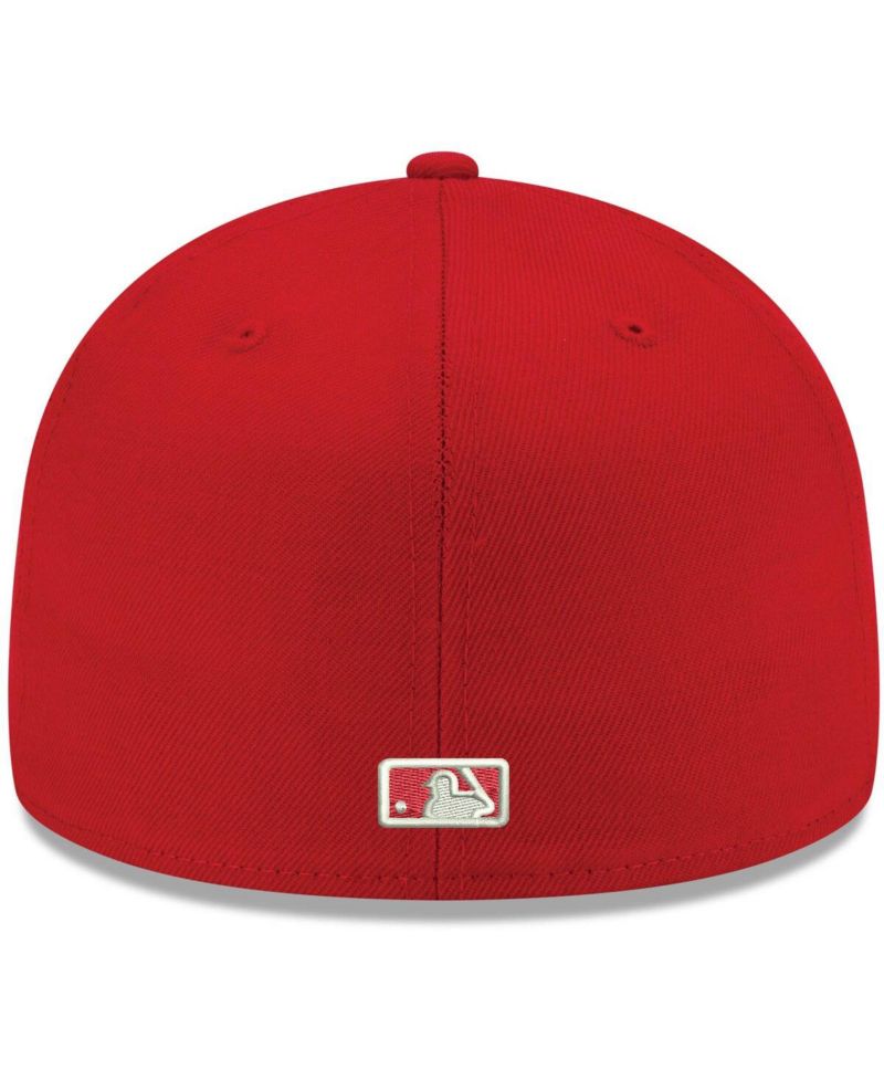 Men's Red San Francisco Giants Logo White 59FIFTY Fitted Hat