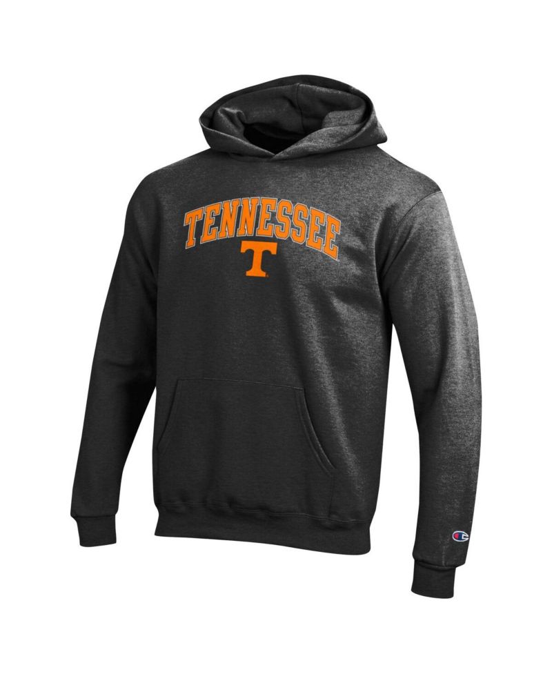 Big Boys and Girls Heather Charcoal Tennessee Volunteers Campus Pullover Hoodie