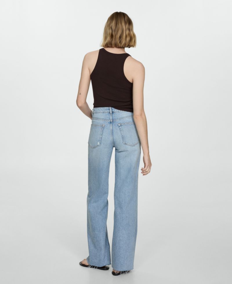 Women's Danila Medium-Rise Wide Leg Jeans