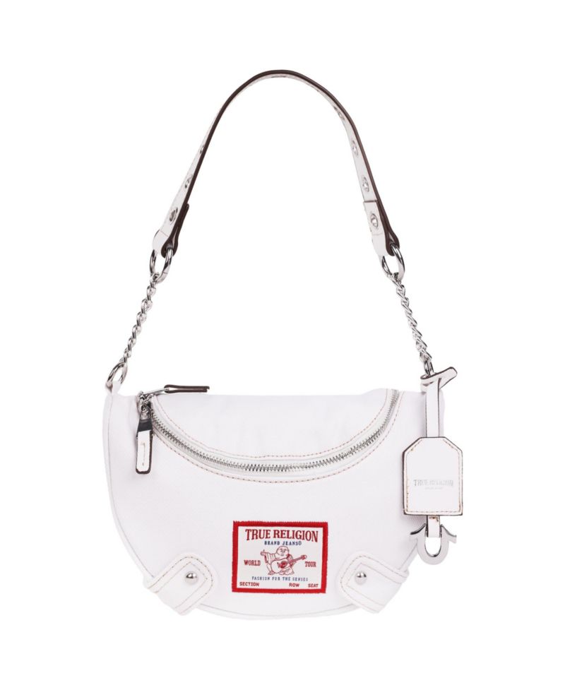 Chain Handle Denim Hobo
