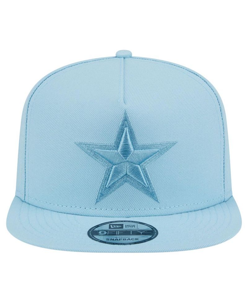 Men's Light Blue Dallas Cowboys Color Pack A-Frame 9FIFTY Snapback Hat