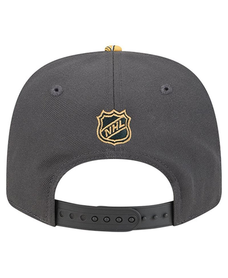 Men's Gray Vegas Golden Knights Mascot Visor 9SEVENTY Adjustable Hat