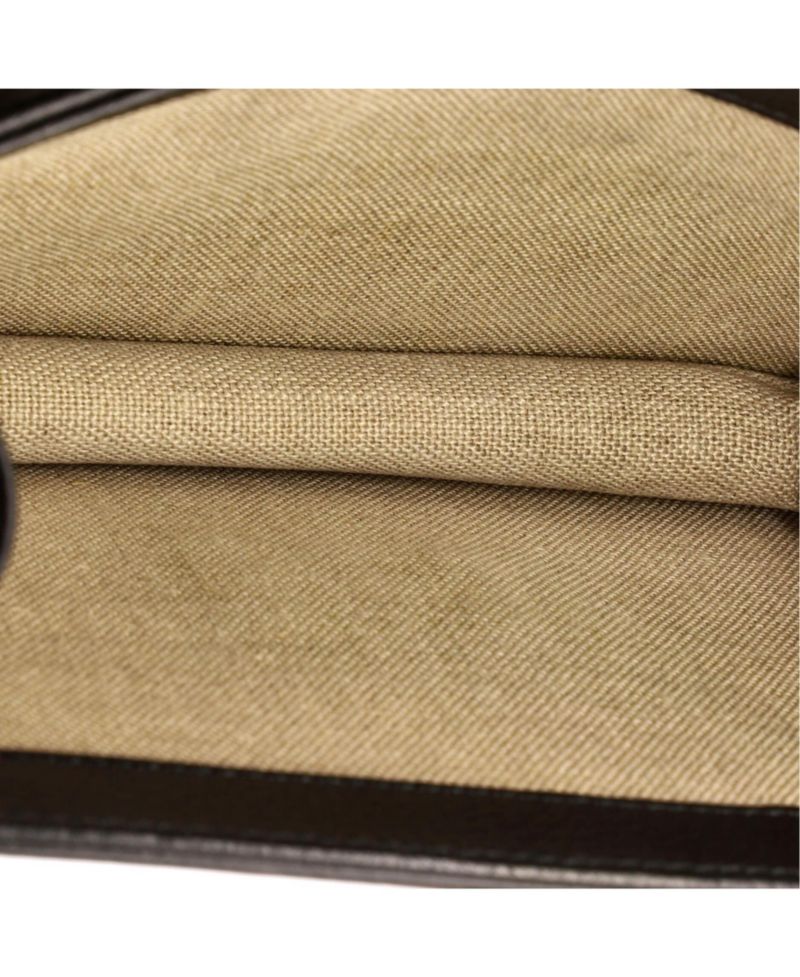 Small Interlocking Shoulder Bag Leather
