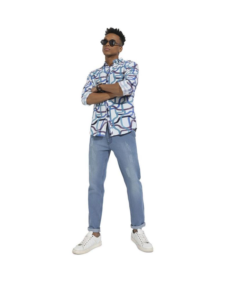 Men's Abstract Print Shirt