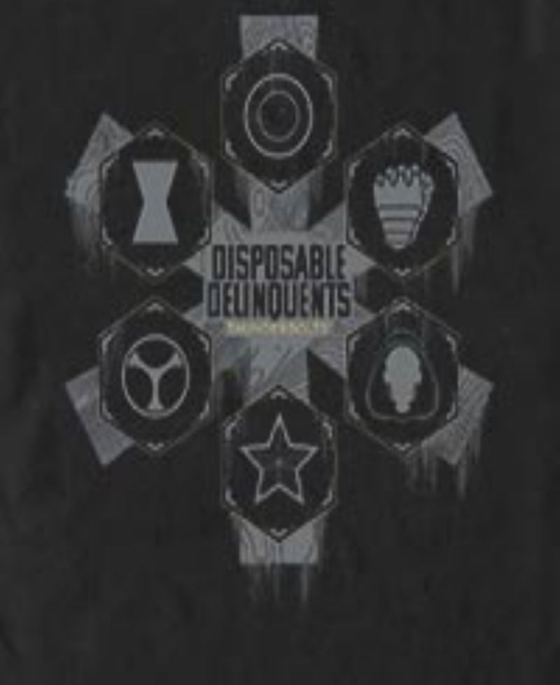 Men's Disposable Delinquents Logos Short Sleeve T-Shirt