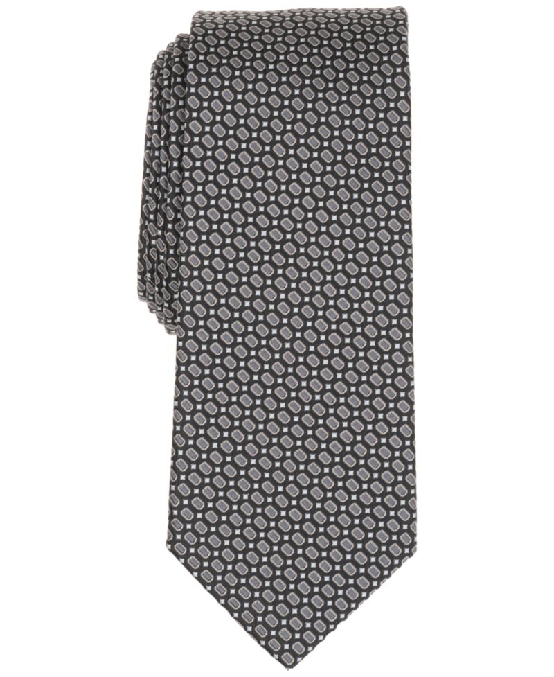 Men's Renato Geometric Pattern Slim Tie