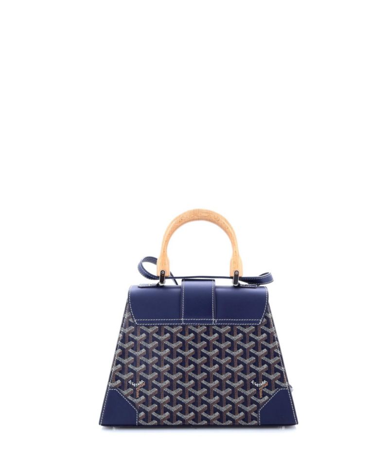 PM Saigon Top Handle Bag Coated Canvas with Leather
