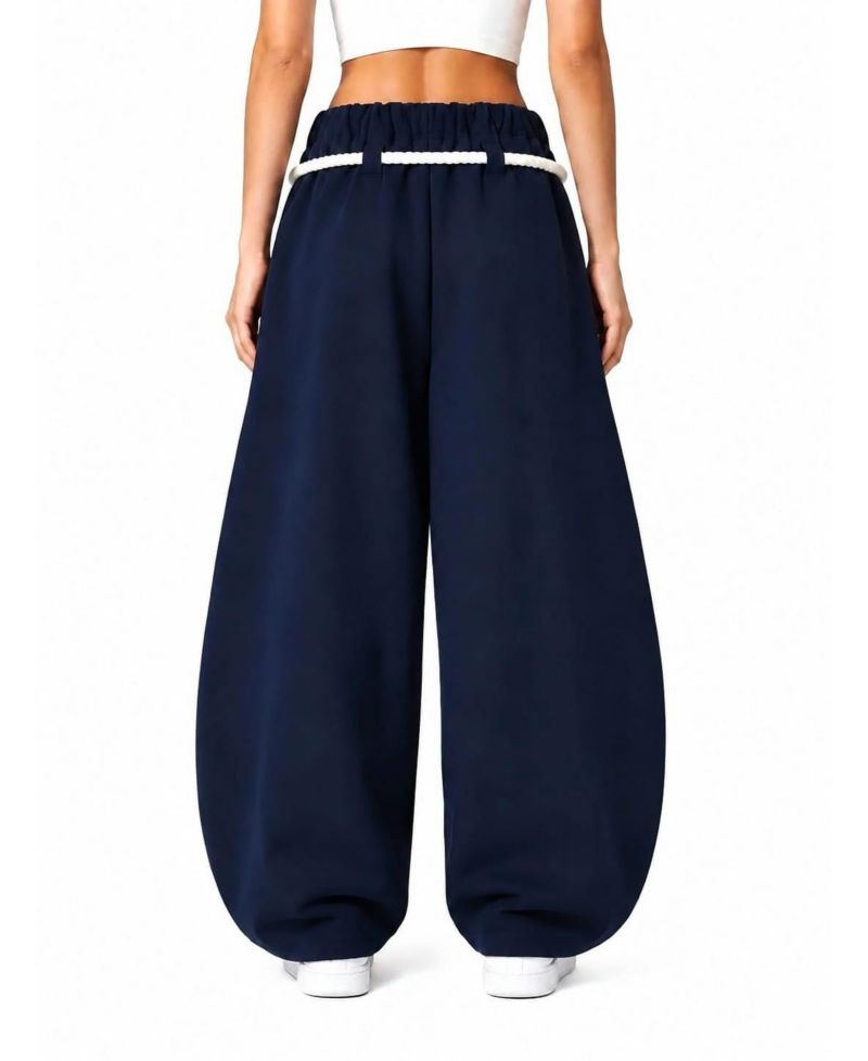 Women's Barrel Rope-Drawstring Sweatpants