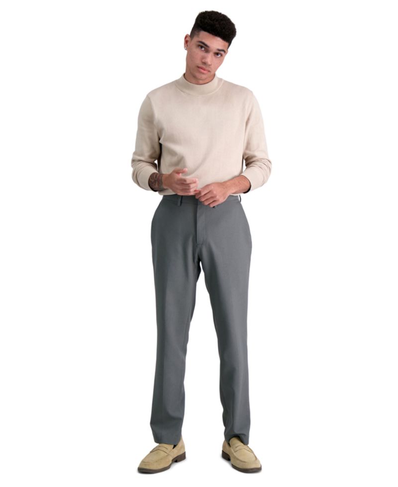 Men's Modern-Fit Micro-Check Dress Pants