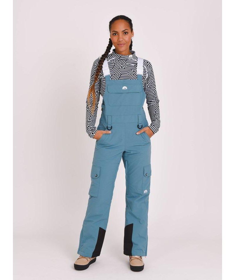 Women's Yeh Girl Bib Pant - Khaki
