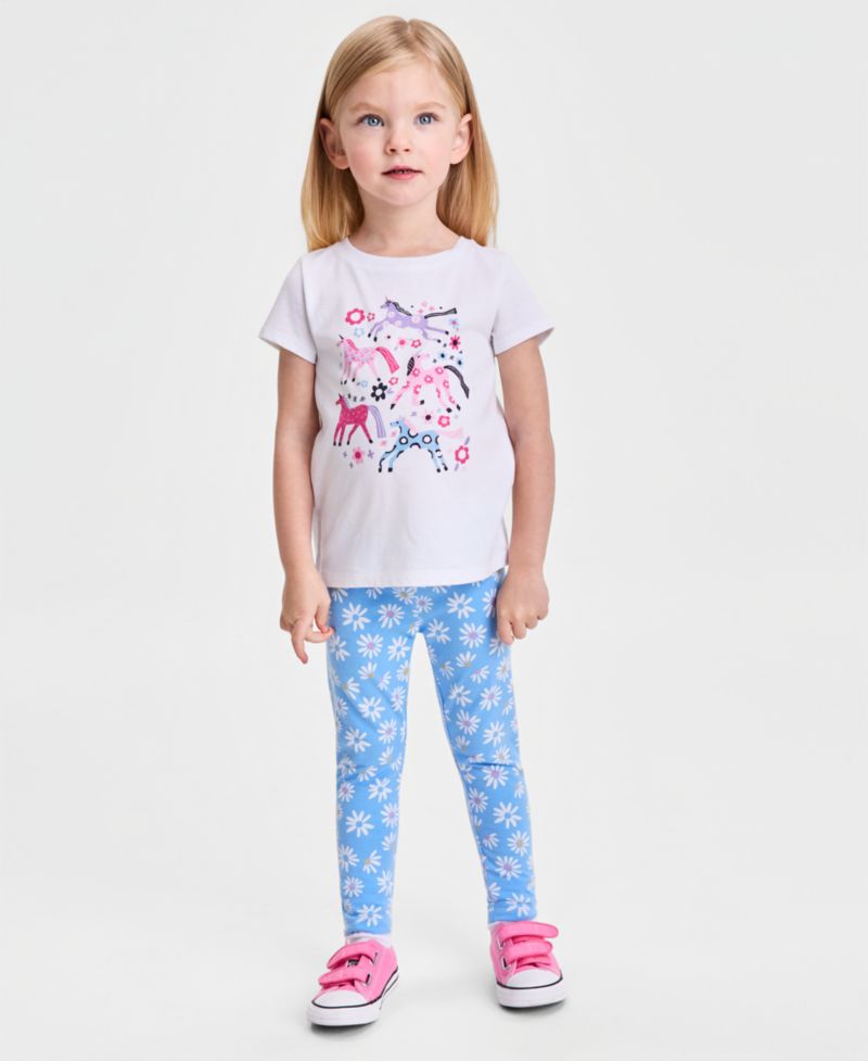 Girls' 12M-5T Unicorns Tee