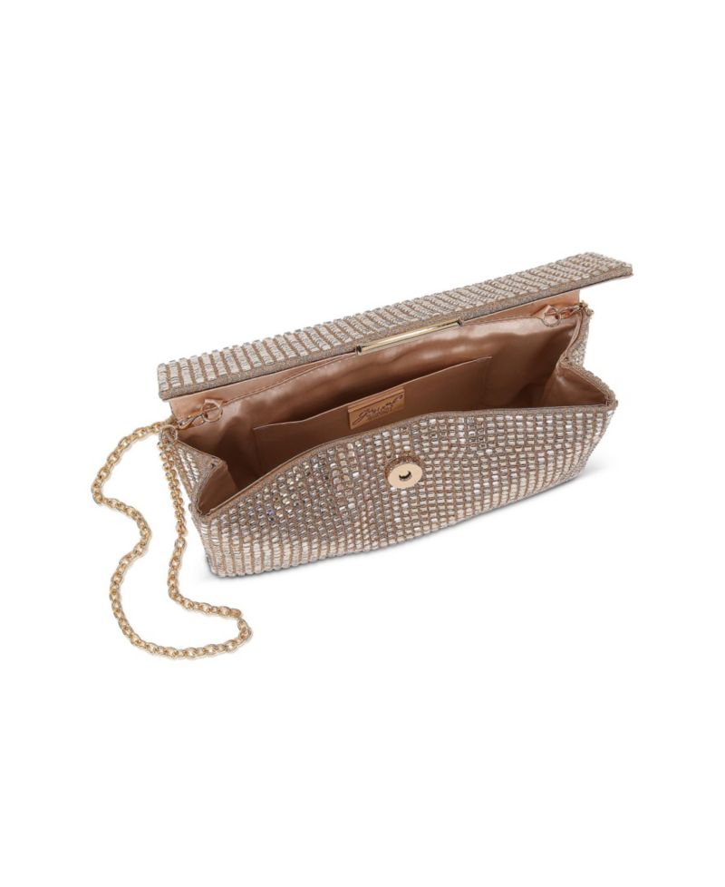 Woman's Jayden Fully Crystal Mini Envelope Clutch