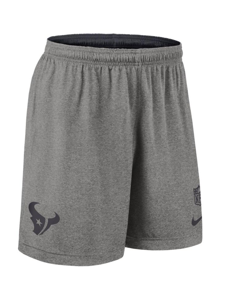 Men's Navy Houston Texans Sideline Reversible Performance Shorts