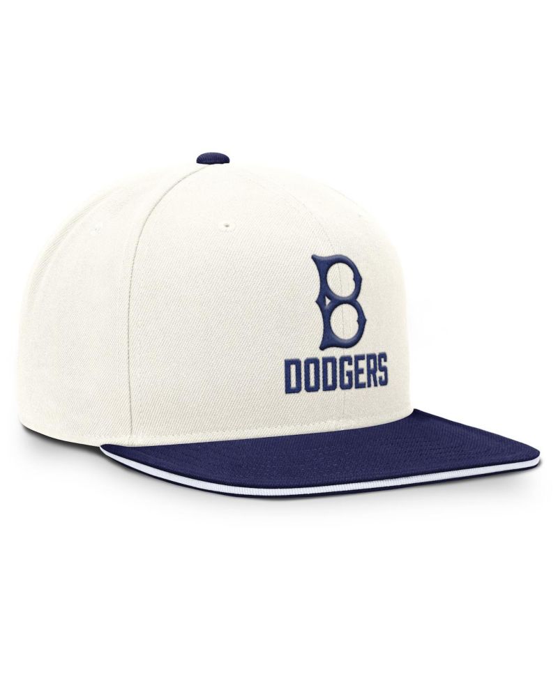 Men's Cream/Royal Brooklyn Dodgers Cooperstown Pro Dri-FIT Snapback Hat